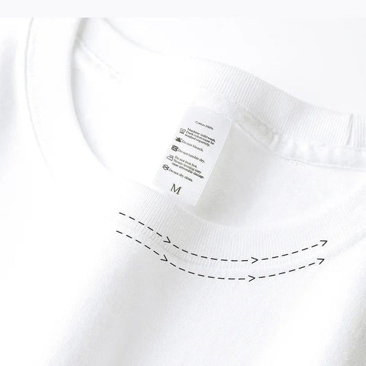 2pcs Cotton T-Shirts for Men and Women