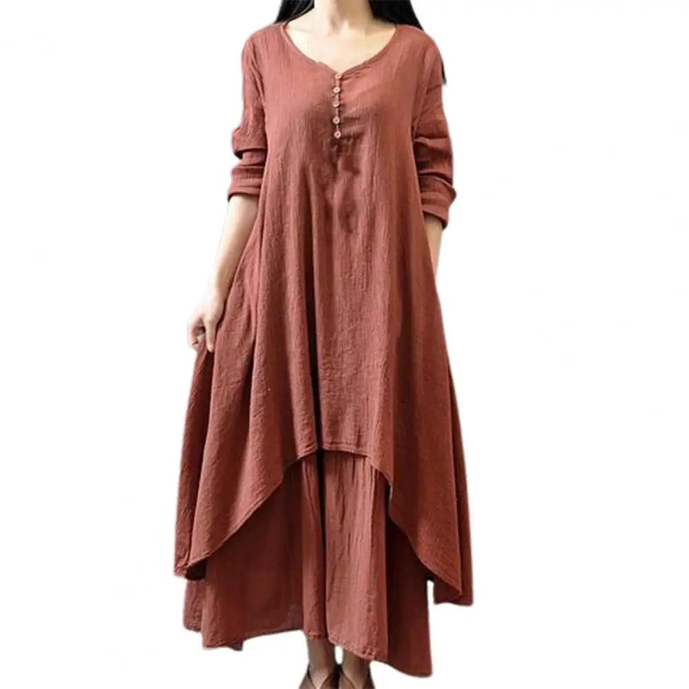 2024 Women's Cotton Linen Dresses for Style