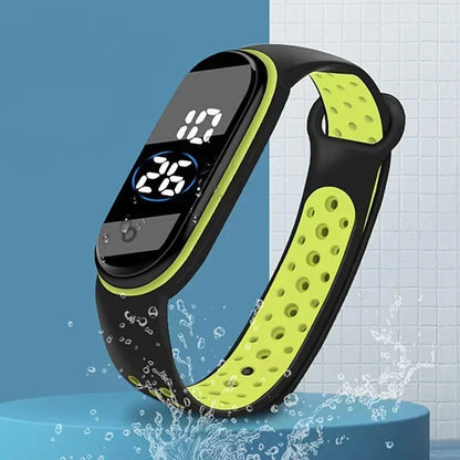 Waterproof LED Digital Sports Watch for Kids