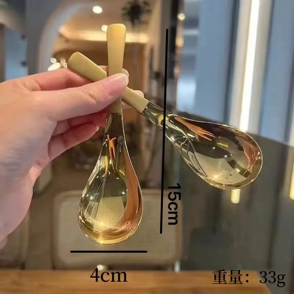 Premium Stainless Steel Chinese Soup Spoons