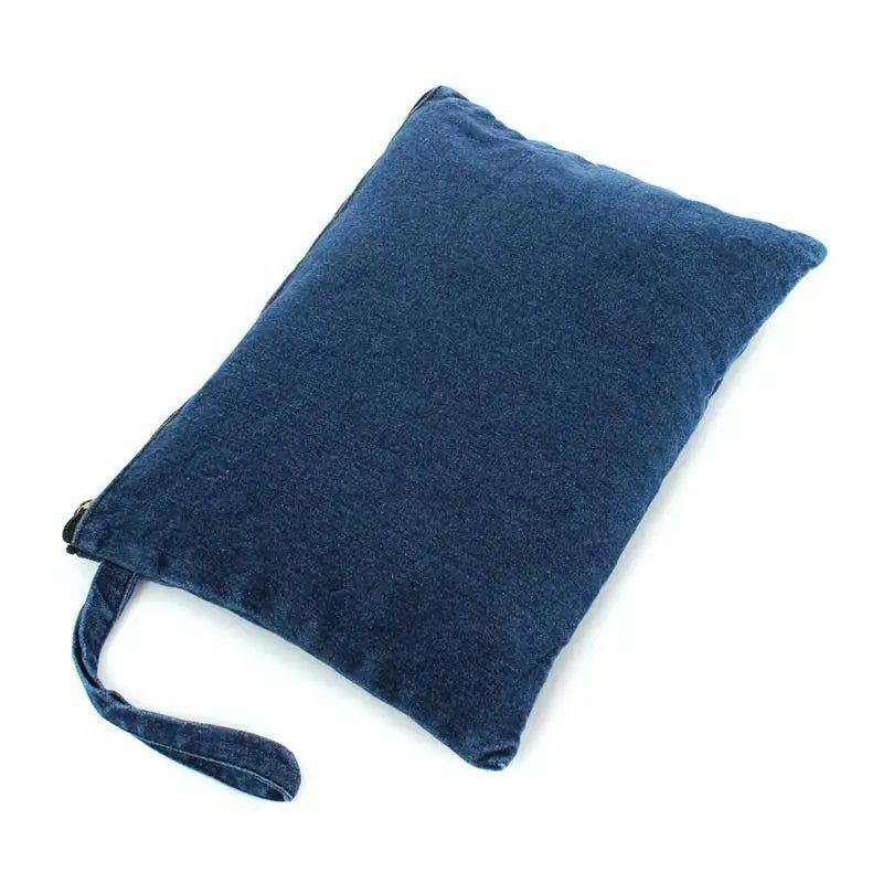 Blue Denim Clutch Bag for Women
