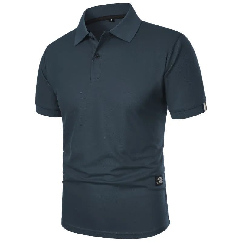 Lightweight Short Sleeve Polo Shirt for Men