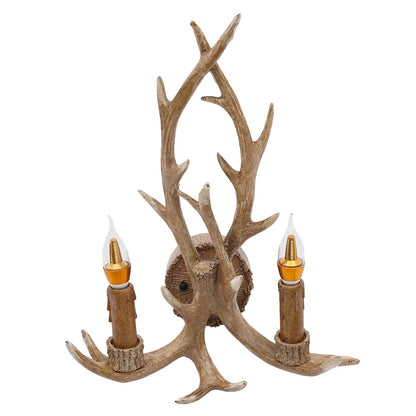 Vintage Antler Wall Lamp for Rustic Decor