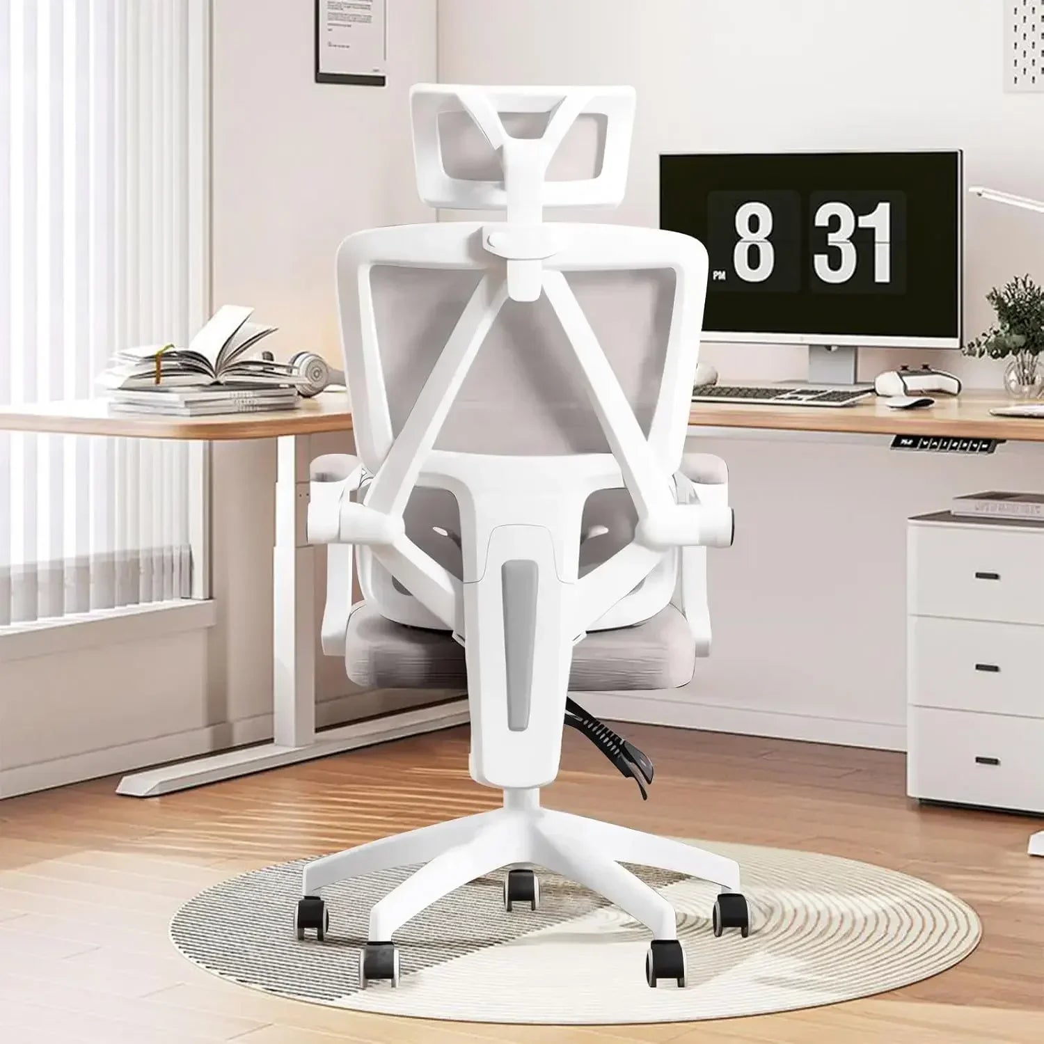Ergonomic Swivel Office Chair with Wheels