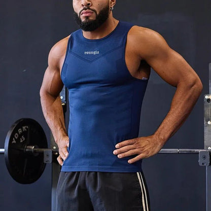 Men's Ribbed Tank Top - Cool Summer Sleeveless