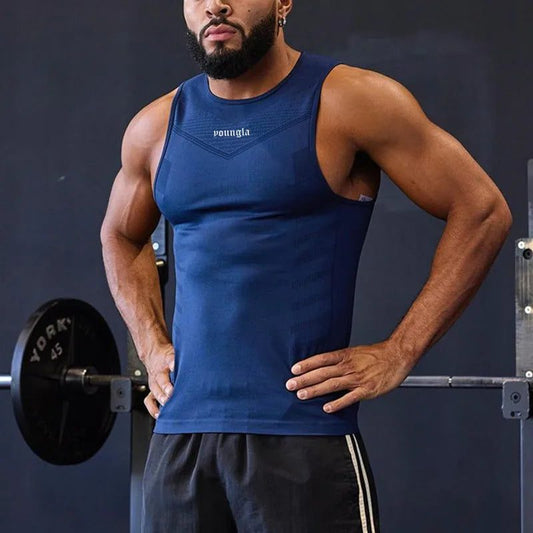 Men's Ribbed Tank Top - Cool Summer Sleeveless