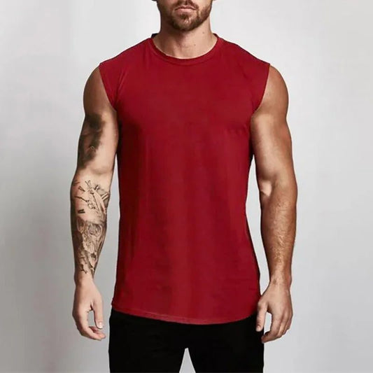 Men's Sleeveless Workout Tank Top for Bodybuilding