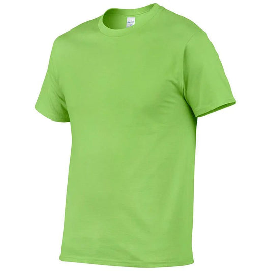 High Quality Men's Cotton Solid Color T-Shirt