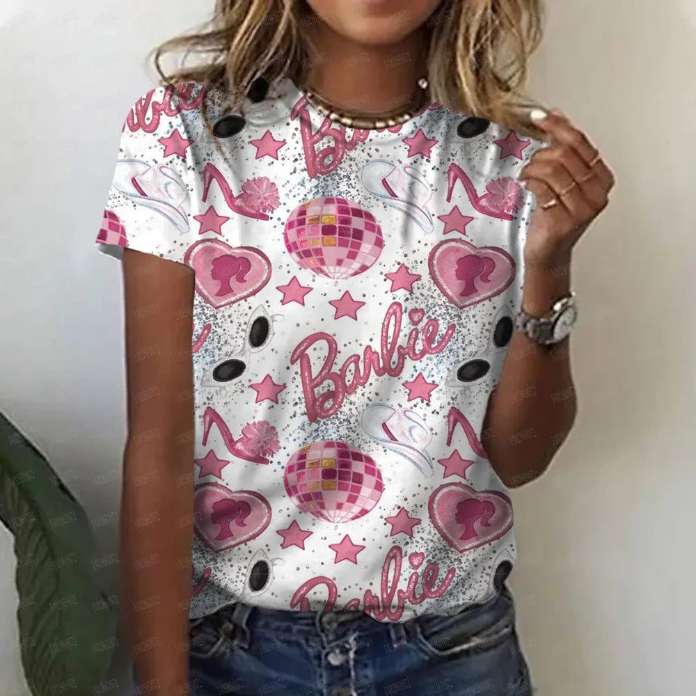 Kawaii Cartoon Oversized T-Shirt for Women