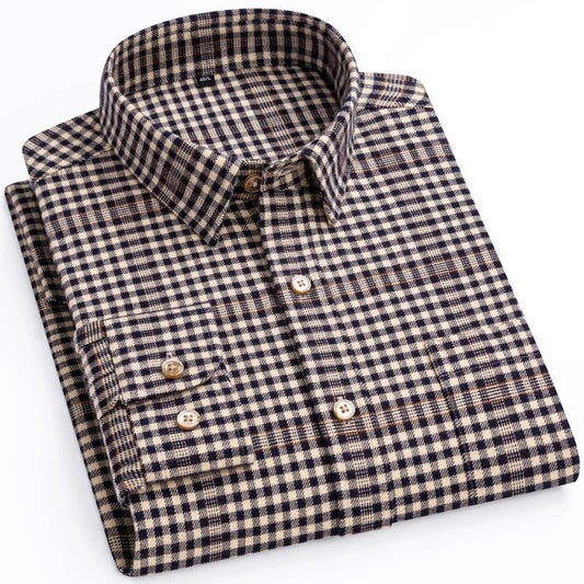 Men's Premium Flannel Long Sleeve Shirt