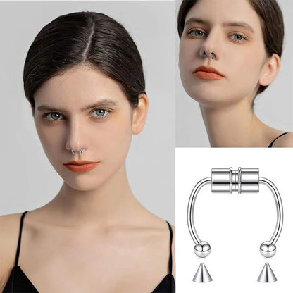 Stainless Steel Fake Septum Nose Ring