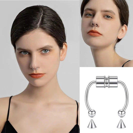Stainless Steel Fake Septum Nose Ring