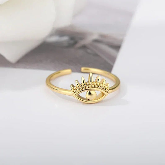Waterproof Aesthetic Heart Gold Wedding Ring