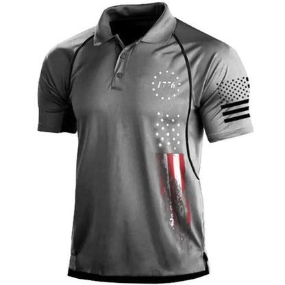 1776 Independence Day Men's Golf Polo Shirt