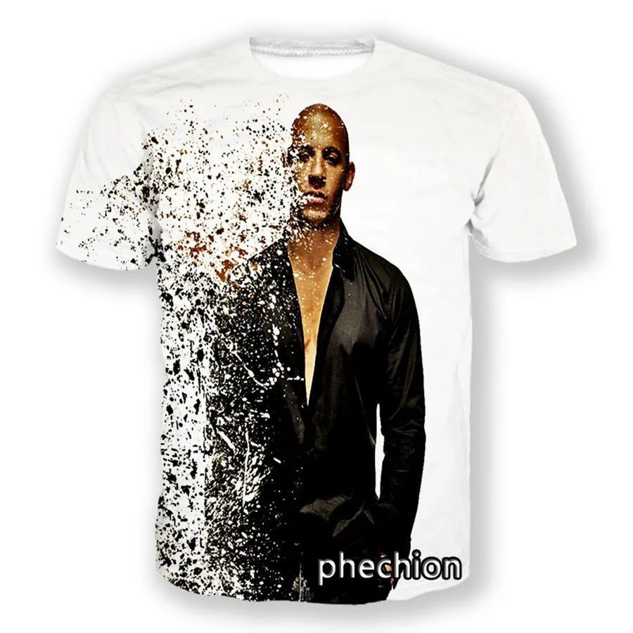 Unisex 3D Print Diesel T-Shirt for Hip Hop