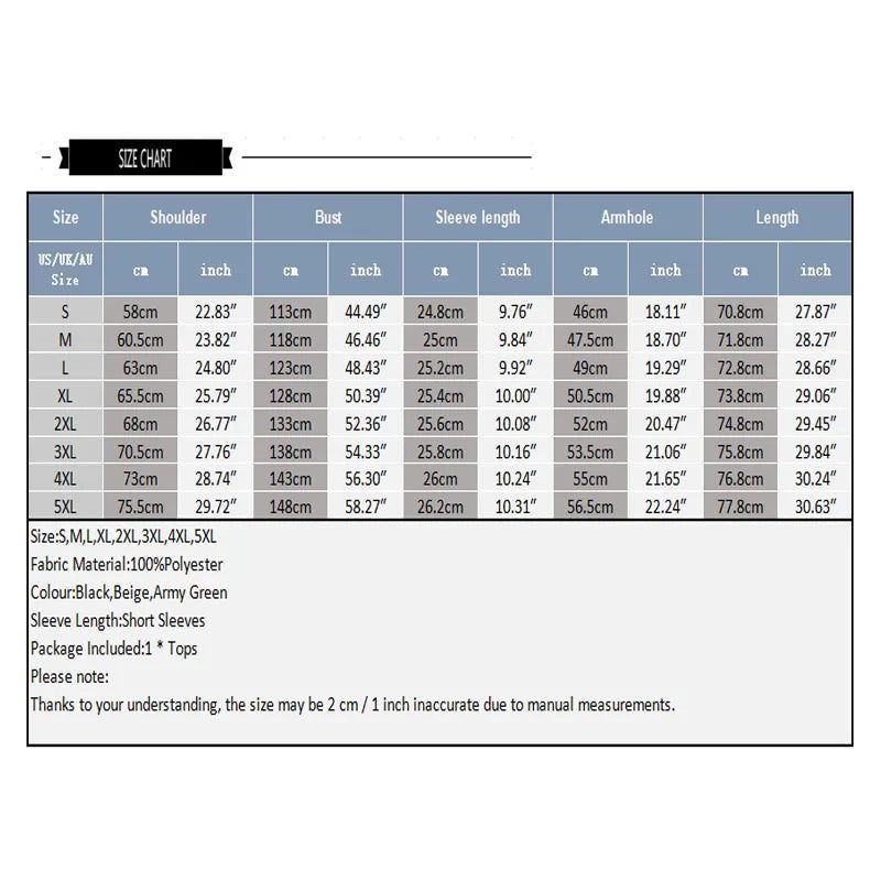 Men's Casual Pocket T-Shirt Summer Fashion