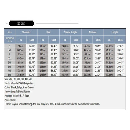 Men's Casual Pocket T-Shirt Summer Fashion