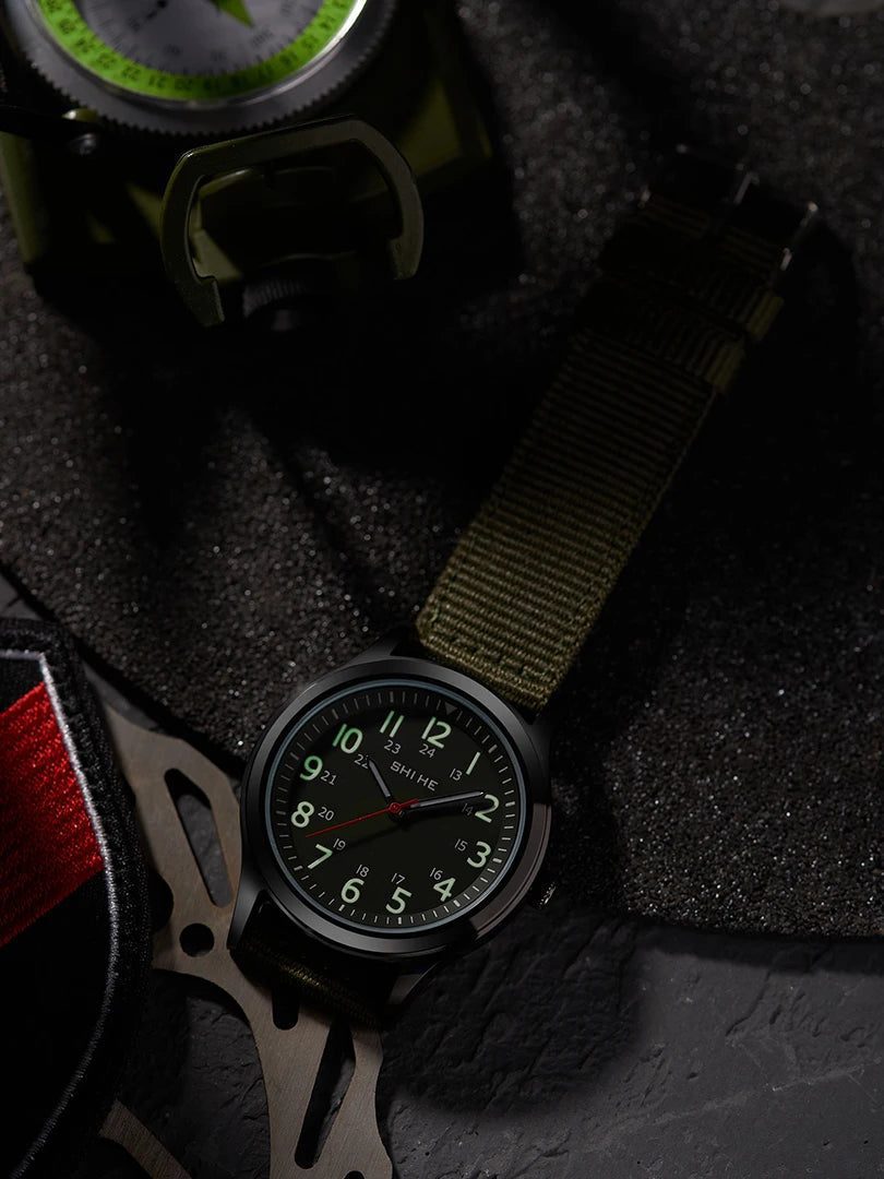 Unisex Luminous Dial Military Sports Quartz Watch