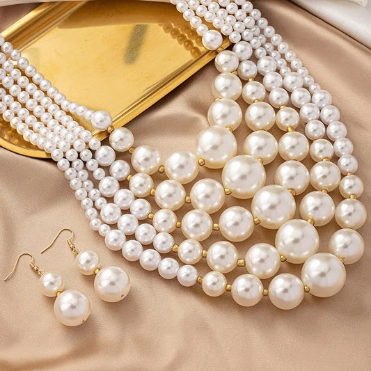 Elegant Pearl Folding Necklace for Women 2023