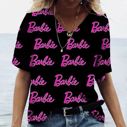 Funny Summer T-Shirt for Women - Barbie