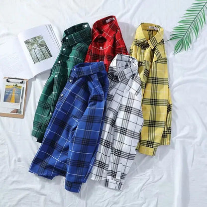 High-Quality Men's Flannel Plaid Shirt