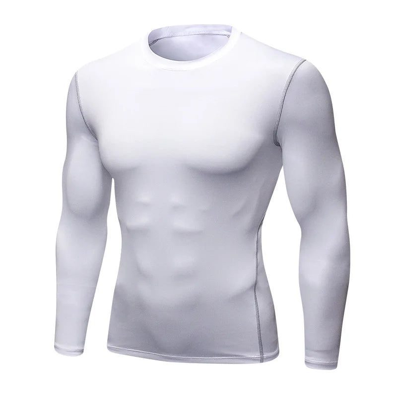 Men's Thermal Long-Sleeve Fitness T-Shirt - Fast Dry
