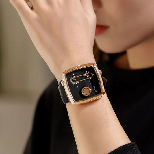 Unisex Waterproof Square Quartz Watch Gift