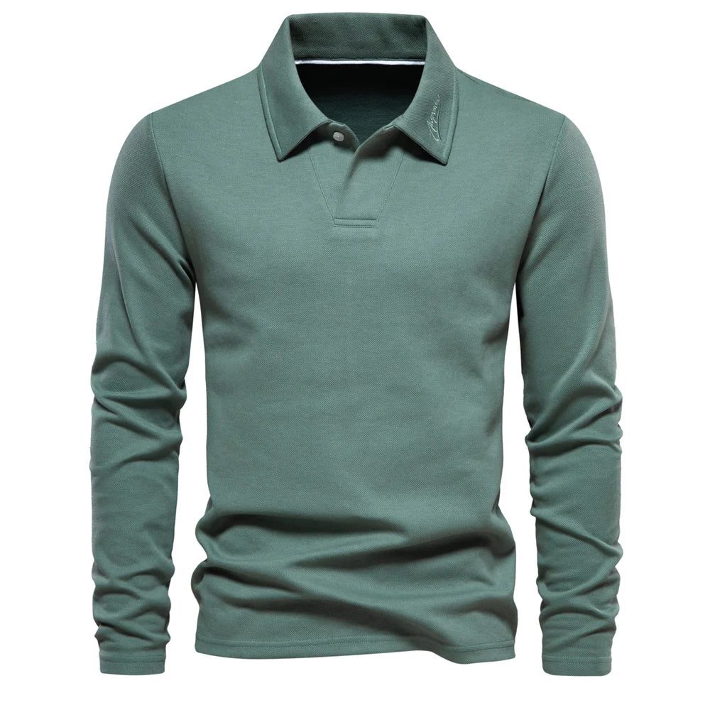 Men's Casual Luxury Golf Polo Shirt
