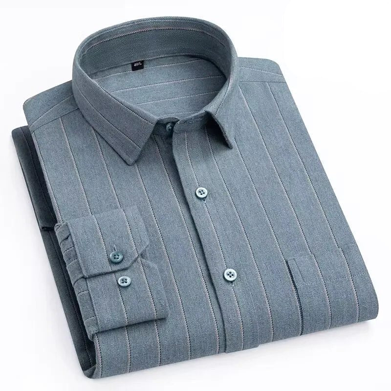 Men's Flannel Shirt: Soft Cotton Slim Fit