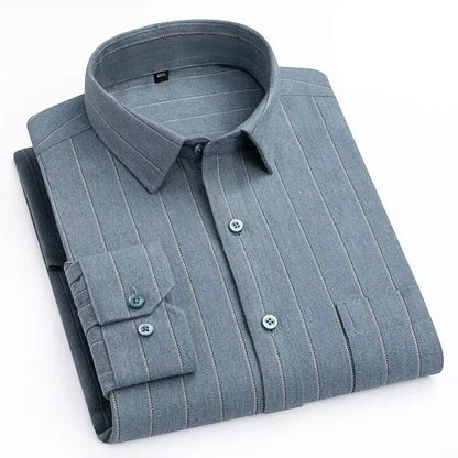 Men's Flannel Shirt: Soft Cotton Slim Fit