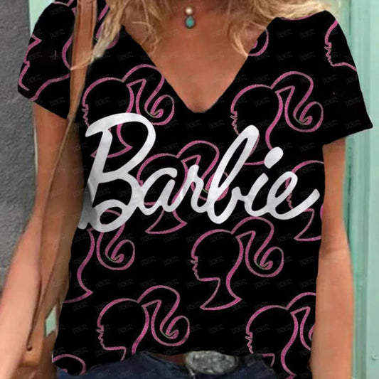 Trendy 3D Pink Kawaii T-Shirt for Women