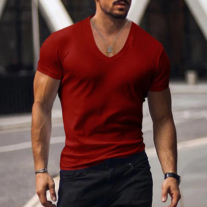Men's V-Neck Quick-Dry Summer T-Shirt