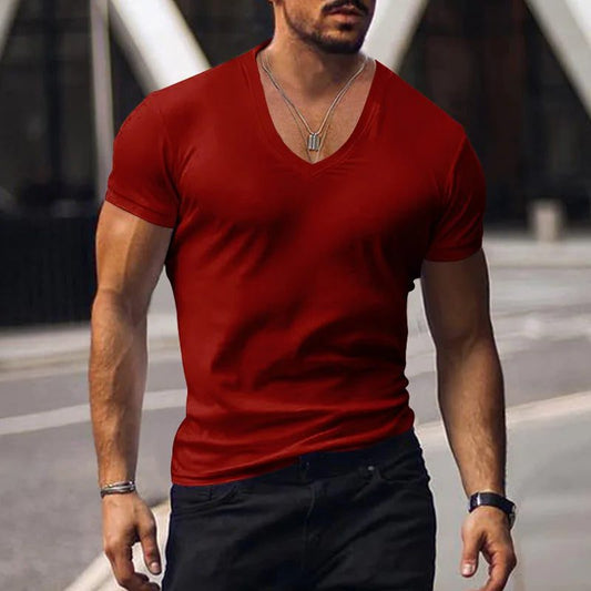 Men's V-Neck Quick-Dry Summer T-Shirt