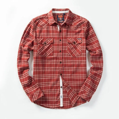 2024 Men's Plaid Flannel Shirt Casual