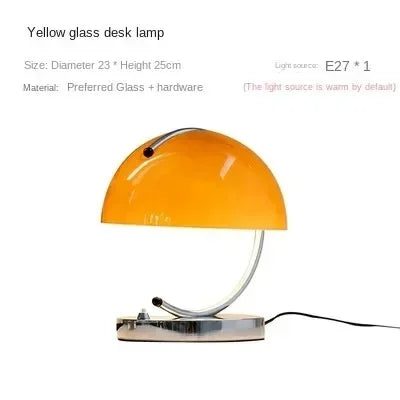 Modern Glass Small Table Lamp for Decor