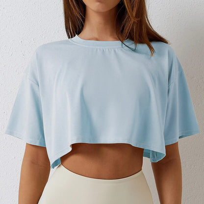 Stylish Cropped Cotton T-Shirts for Women