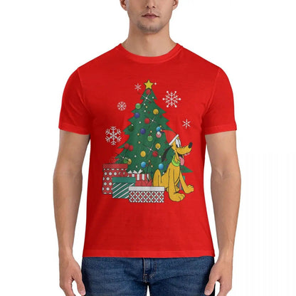 Casual Men's Christmas Tree T-Shirts 6XL