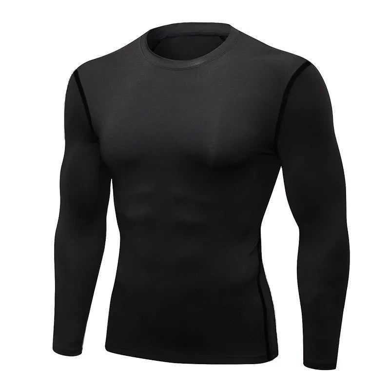 Men's Thermal Long-Sleeve Fitness T-Shirt - Fast Dry