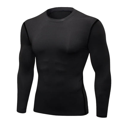 Men's Thermal Long-Sleeve Fitness T-Shirt - Fast Dry