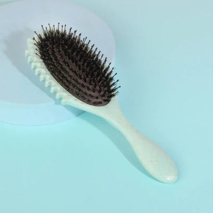 Detangling Boar Bristle Brush for Curly Hair