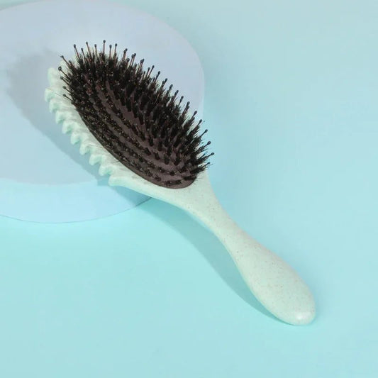 Detangling Boar Bristle Brush for Curly Hair