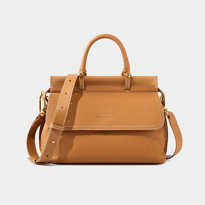 Genuine Leather Work Tote Handbags for Women