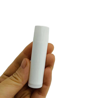 White Lip Balm Tubes for DIY Cosmetics