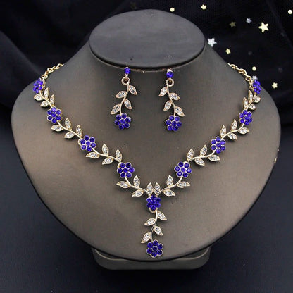 Elegant Baroque Bridal Crown Jewelry Set