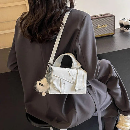 2024 Women's Versatile Denim Shoulder Handbag