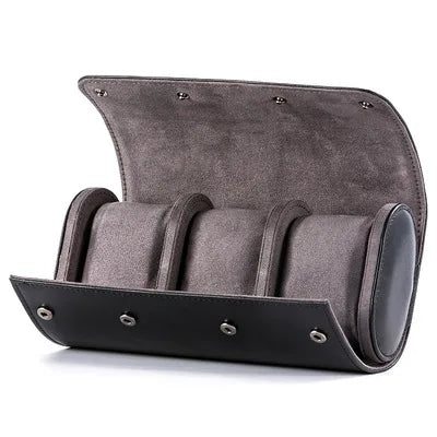 Portable Watch Roll Case with Removable Pillows