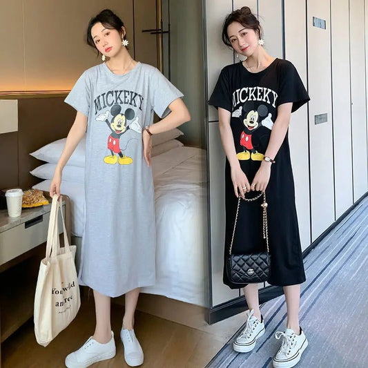 Mickey Graphic T-Shirt Dress for Women