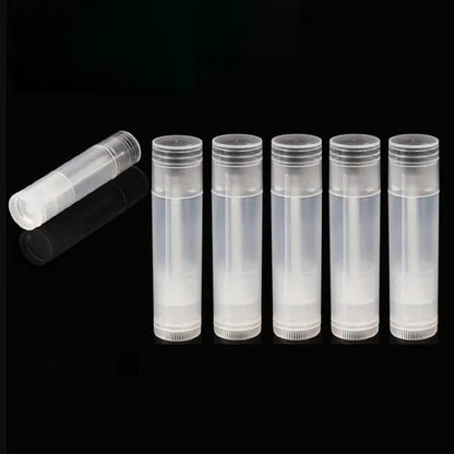 White Lip Balm Tubes for DIY Cosmetics