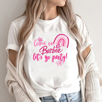 Barbie T-Shirt Women: Soft Cotton Summer Tops for Girls