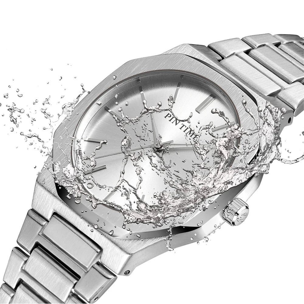 Waterproof Super Thin Quartz Watch for Men